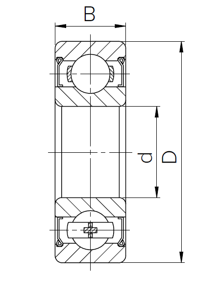 Подшипник шариковый 80311 (6311-2Z) 55×120×29 мм, фото 2