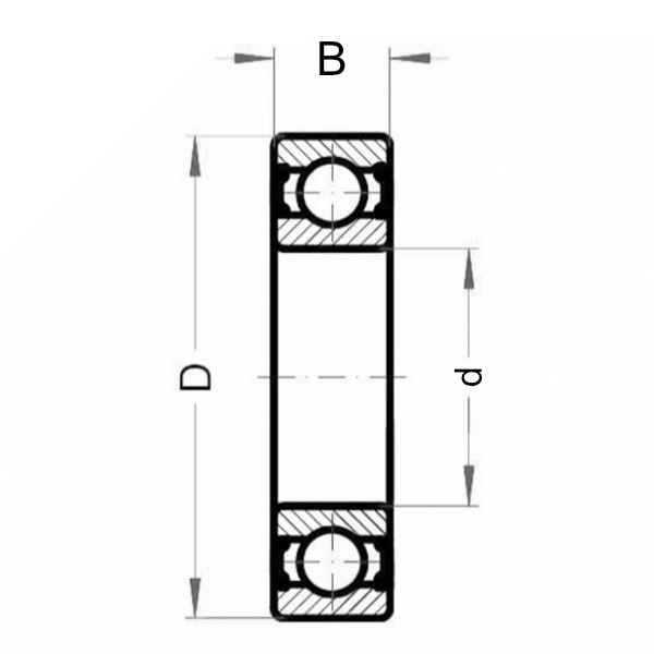 Подшипник 6309 BHTS ZZ 280° FEIKEN высокотемпературный 45×100×25 мм, фото 2
