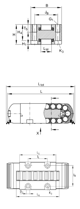 Подшипник шариковый INA - RUS26126 GR3 14×40×26 мм, фото 2