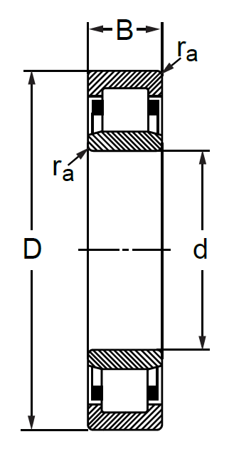 Подшипник цилиндрический роликовый 32314 (NU314) 70×150×35 мм, фото 2