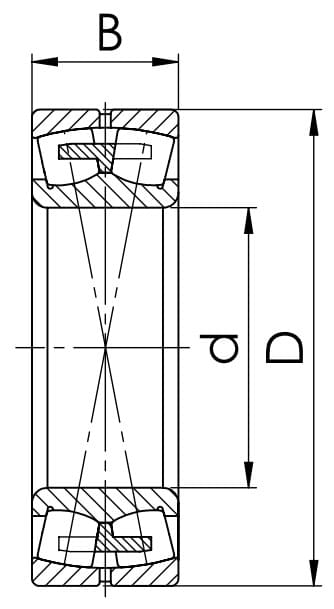 Подшипник двухрядный 3556 АН 280×500×130 мм, фото 2
